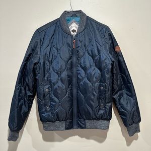 Bellfield navy bomber jacket